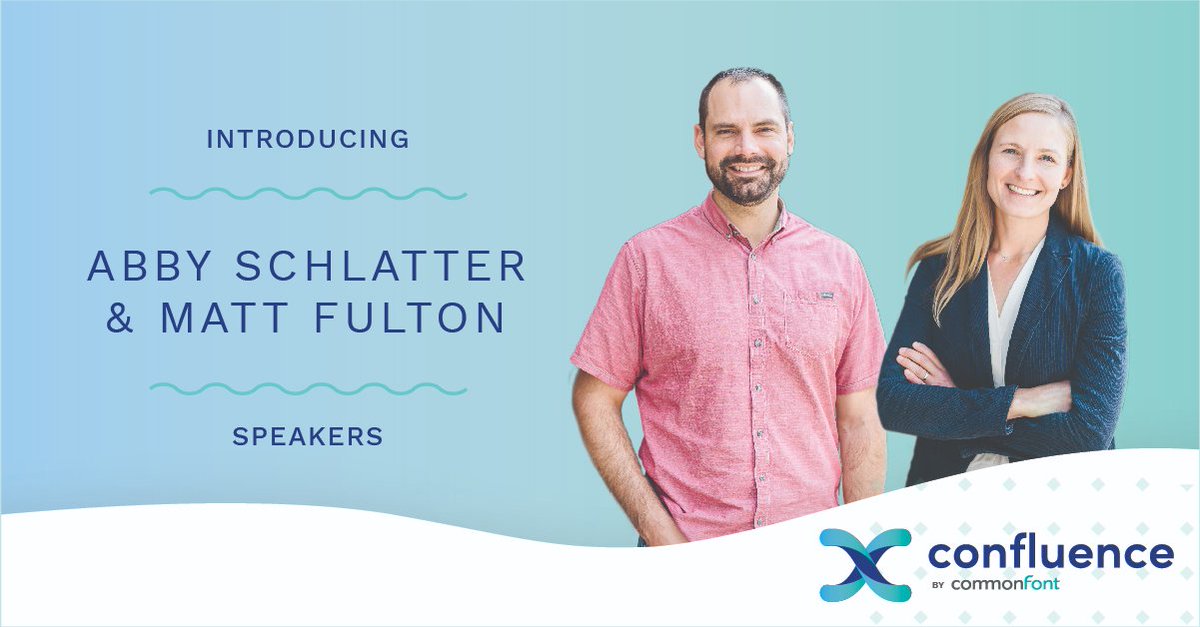 commonFont's tweet photo. What does the future of Experience Management look like? #commonFont founders Abby Schlatter &amp; Matt Fulton share insights at this fall’s #commonFont confluence conference in Bozeman, Montana. Join us Sept. 24-26 for #cFconfluence!  https://t.co/AN3oH9dkzi https://t.co/2HH8SANJsK