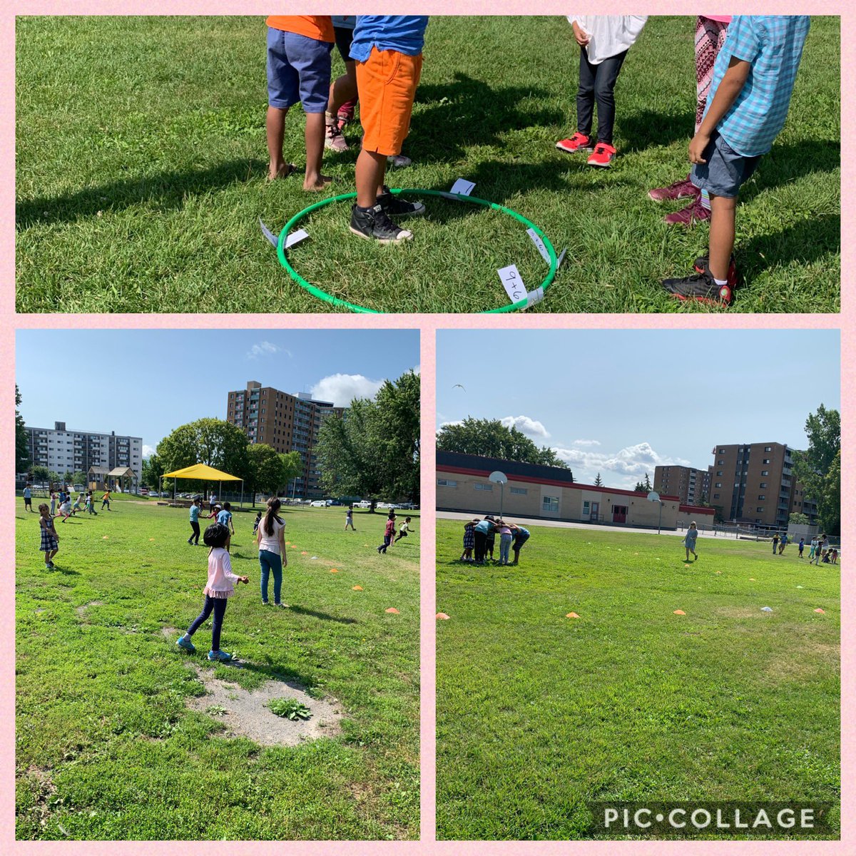 Jodie_Math's tweet photo. @StRoseLimaOCSB we played capture your number. The #’s were decomposed and the students had to find the parts of their decomposed # on the other teams’ side, without getting tagged! #BeMathOCSB @JeannieArmstr20 @BenVallati @MDonaghyOCSB @ONTSpecialNeeds https://t.co/9wZmT5Jqsa