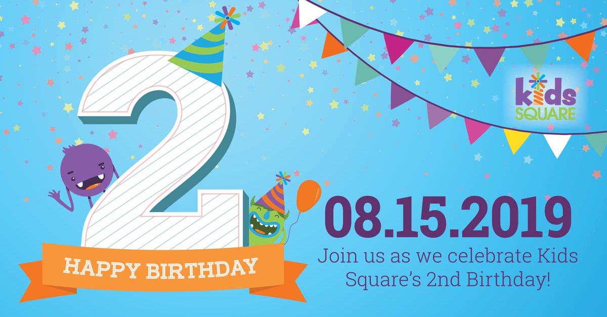 M A R K  Y O U R  C A L E N D A R S! 🎉Join us as we celebrate Kids Square's 2nd Birthday!
🎁Extended hours 10am-6pm
🍰Buy one get one free tickets ALL DAY!!
🎈It's a great way to end the summer. #kidssquareroanoke #childrensmuseum #happybirthday