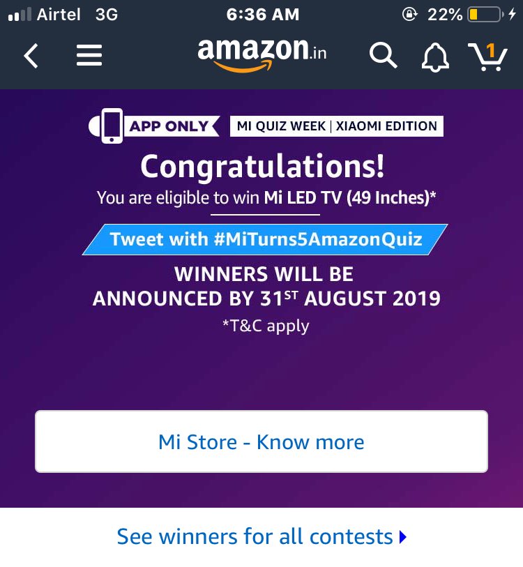 MiSufail's tweet photo. #MiTurns5AmazonQuiz https://t.co/koISUywzDG