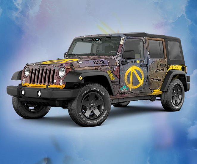 2k &amp; JB HiFi announce Borderlands themed Jeep pre-order Competition - bit.ly/2ZabLr9

(<a href="/2K_ANZ/">2K ANZ</a>)(<a href="/JBHiFi/">JB Hi-Fi</a>)(<a href="/Jeep/">Jeep</a>)