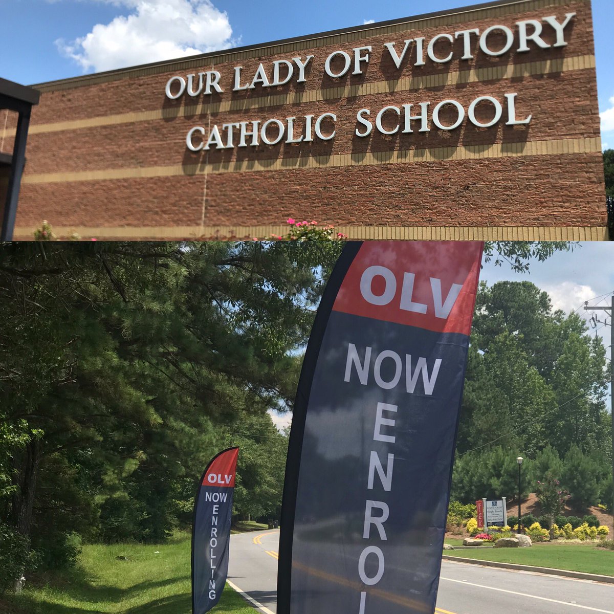 Still spots available in select grades. Come see the great things happening at OLV! #catholiceducation #leadbyfaith