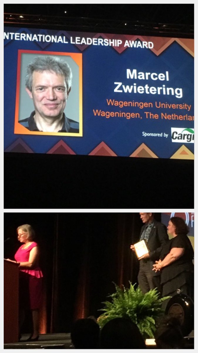 leongorris's tweet photo. @IAFPnocontext at #ICMSF we know that you cannot stand on one leg. All ICMSF members congratulate Marcel Zwietering for being (also) awarded the #IAFP2019 International Leadership Award. Way to go Marcel!! https://t.co/lgtHjqzycg