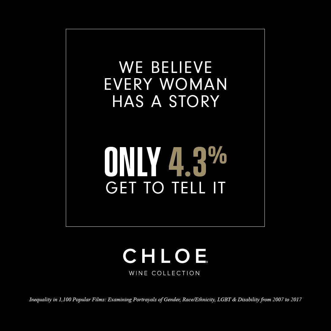 PSFilmFest's tweet photo. Did you know that women accounted for only 4.3% of directors for recent popular films? @ChloeWine and @womeninfilmLA are working to change that with the #SheDirected female filmmaker contest #ClassicBeautyBottled #shortfest19 #sponsored https://t.co/q4M0LAca2y