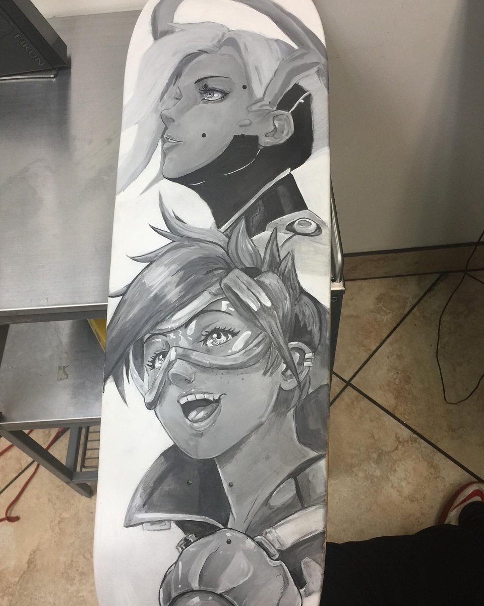 Robert_Delete's tweet photo. Art project update. #Overwatch #illustrator #edmonton #tattoo #edmontonartist #Blizzard #videogsme #gamer #painting ##excited https://t.co/XdiVPzDRlv