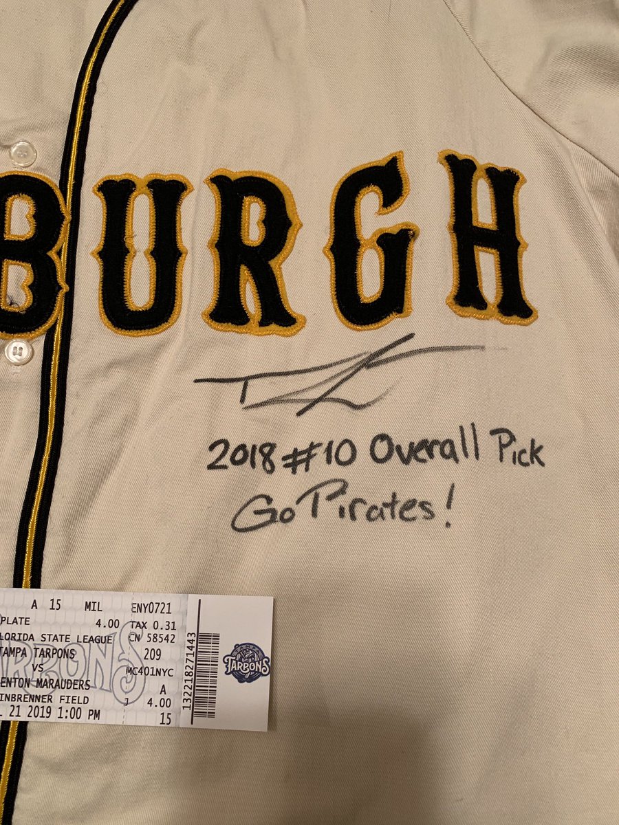 memorabiliaddy's tweet photo. #TravisSwaggerty #baseball #TopProspect @FloridaStateLg @MiLB @The_Marauders @MLB @Pirates #IPS #Autograph #Autographs #Autographed #AutographCollector #AutographCollection #Memorabilia #ClassAct #GreatGuy #ThankYou #IPSSuccess #IPAutograph https://t.co/wbOstOONTK