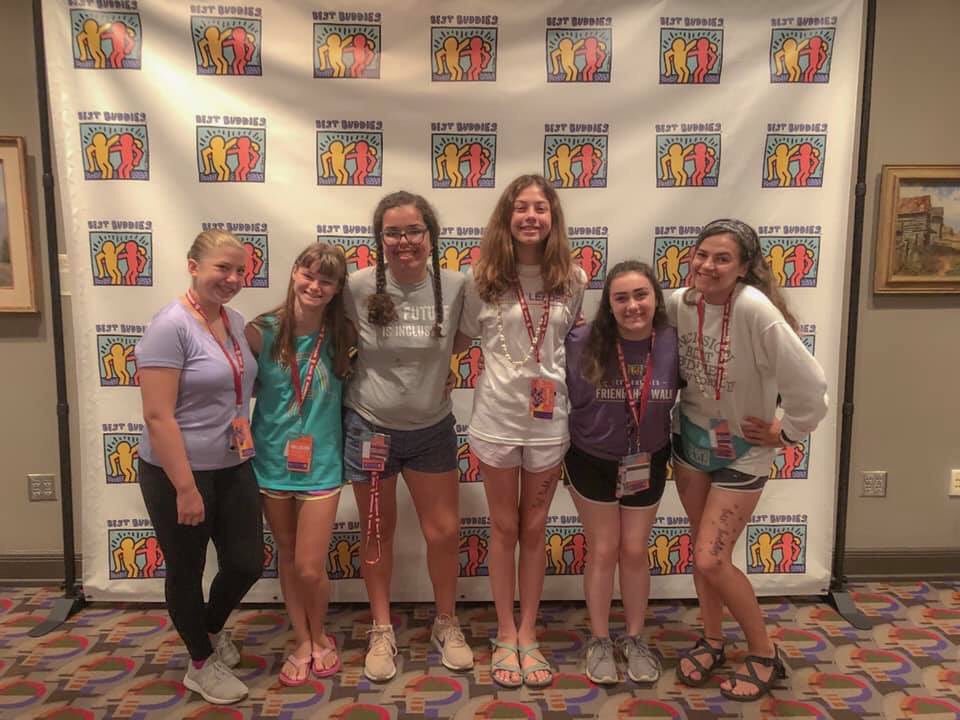 PeggyGr58035430's tweet photo. I was lucky enough to take some amazing Titans and Warriors to the Best Buddies Leadership Conference this past weekend.  These young women are the future of inclusion at Webster @ThomasTitans @SchroederHS https://t.co/b2R9S3a5zL