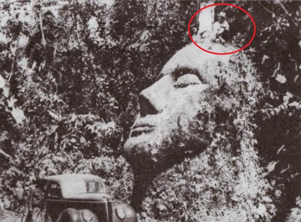 This is a picture from Guatemala. From what I’ve read the statue is no longer standing as it was used for target practice by revolutionaries. It’s considered an oddity because of its “arian” features (thin lips, pointy nose). Truly an immeasurable loss.