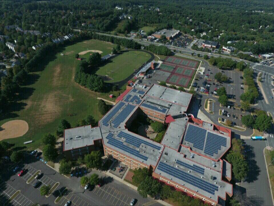 The MoCoShow (MCS) on Twitter "Aerial view of Quince Orchard High