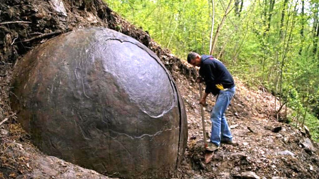 These stone spheres are odd too. They’re found all over Costa Rica.