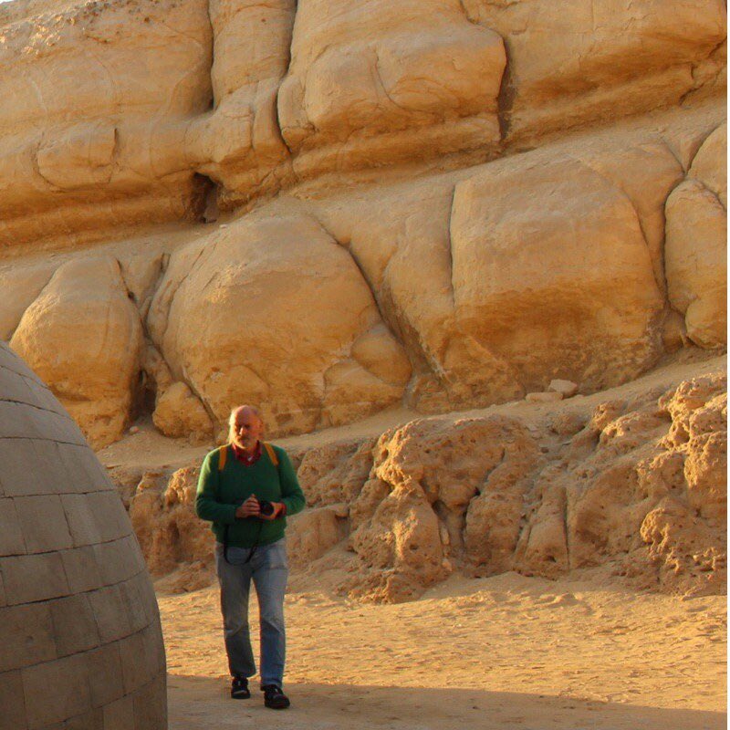 Now that it’s exposed, we know it was also carved from the bedrock as one piece of stone. Dr. Robert Schoch has done excellent work using weathering patterns found on its enclosure to determine it’s age to be closer to 12,000 years old. https://www.robertschoch.com/sphinx.html&nbsp;