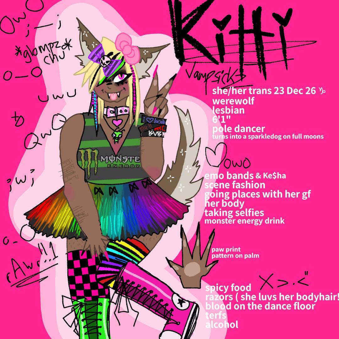 KITTENBL00D's tweet photo. oc refs! puppy and kitti are tall emo gf and big titty scene gf who love eachother furry much !!
#ocs #ocrefs #originalcharacter #lgbtocs #scenerevival #ref https://t.co/y2u7SH3fG5