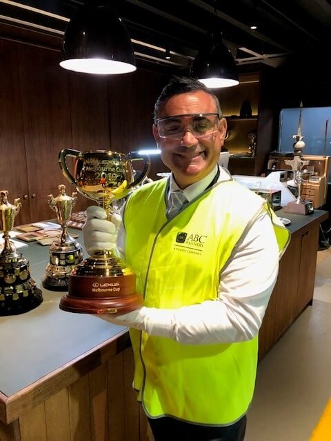 ABCRefinery's tweet photo. We were thrilled to have the Hon. @JohnBarilaroMP visit Pallion and ABC Refinery for a tour of our facilities! The tour gave #Pallion an opportunity to showcase its people, tech & culture, and the Deputy Premier was impressed by our great NSW & Australian industry success story. https://t.co/LxbHYm36nq