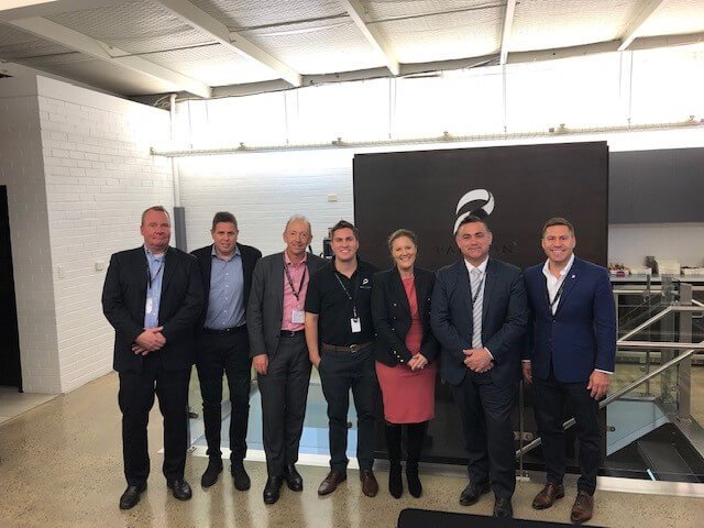ABCRefinery's tweet photo. We were thrilled to have the Hon. @JohnBarilaroMP visit Pallion and ABC Refinery for a tour of our facilities! The tour gave #Pallion an opportunity to showcase its people, tech & culture, and the Deputy Premier was impressed by our great NSW & Australian industry success story. https://t.co/LxbHYm36nq