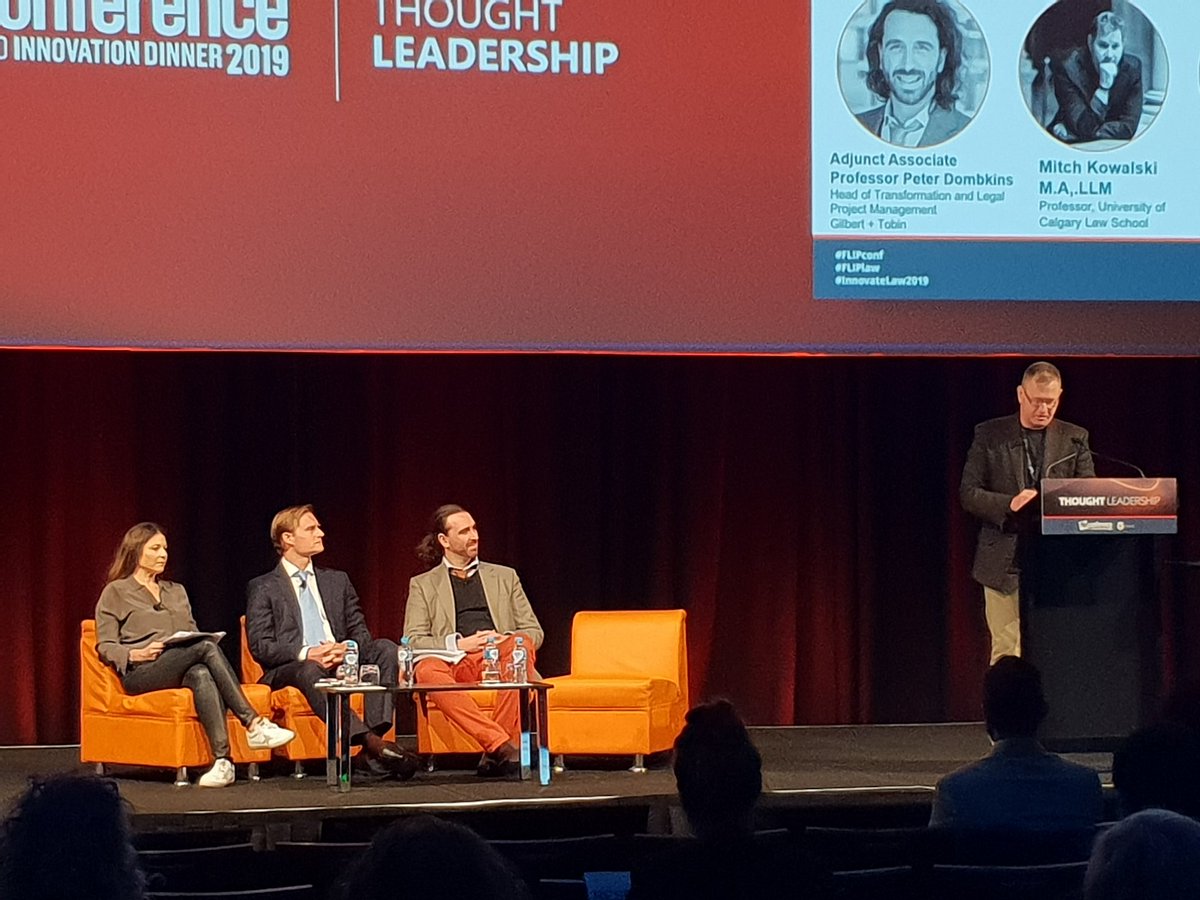 gtlaw's tweet photo. G+T's @ProjectPete4 Peter Dombkins giving an energetic and thought-provoking view on the skills lawyers will need in the future #FLIPconf #FLIPlaw #InnovateLaw2019 https://t.co/LrCt0gc5zY