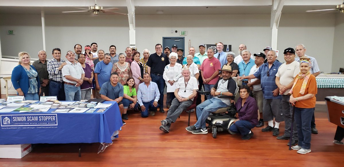 rudysalasjr's tweet photo. Great turnout for our Avenal Senior Scam Stopper seminar. Thank you to @CSLB for their partnership helping empower Valley seniors to protect themselves against potential scams. #ValleyStrong #AD32 #SeniorScamStopper https://t.co/Wcm5OVxjyw
