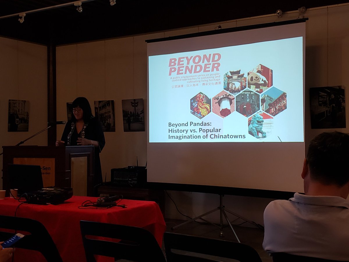 yilinwriter's tweet photo. At @vangarden's beyond pender talk on history vs popular imaginations of Chinatowns. #beyondpender https://t.co/BSrmSHDeuS
