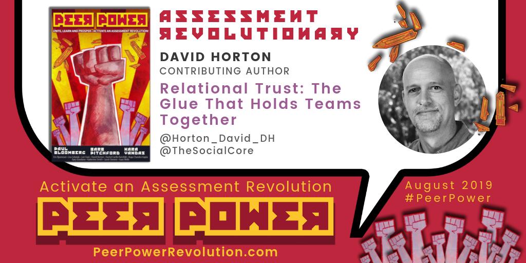 TheSocialCore's tweet photo. Activate an #AssessmentRevolution at your school this fall with #PeerPower -- the latest from the team at @TheSocialCore. The Revolution is made possible due to contributions from thirteen #PeerPower practitioners like the one and only -- @Horton_David_DH! https://t.co/XYN3i0xaef https://t.co/CMR0kD8Av8