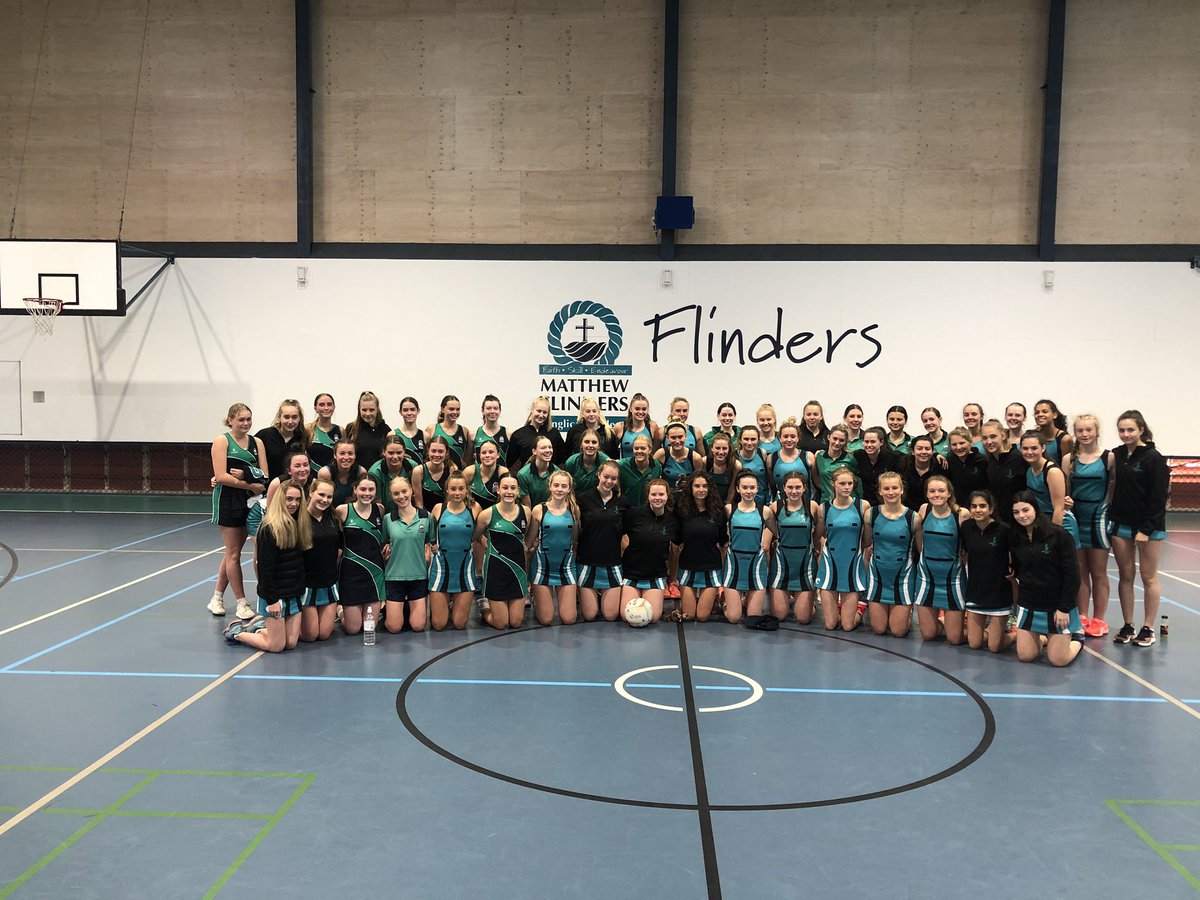 mfacsport's tweet photo. @NHSGsport back at Flinders early this morning for 3 games of netball. The girls enjoyed meeting our Emu Errol and are excited about their day on the inflatables at Twinnies. Safe travels for your journey to Sydney, Townsville &amp; Cairns. #hopetomeetagain #proudtobeflinders https://t.co/I1dnUHxQxc