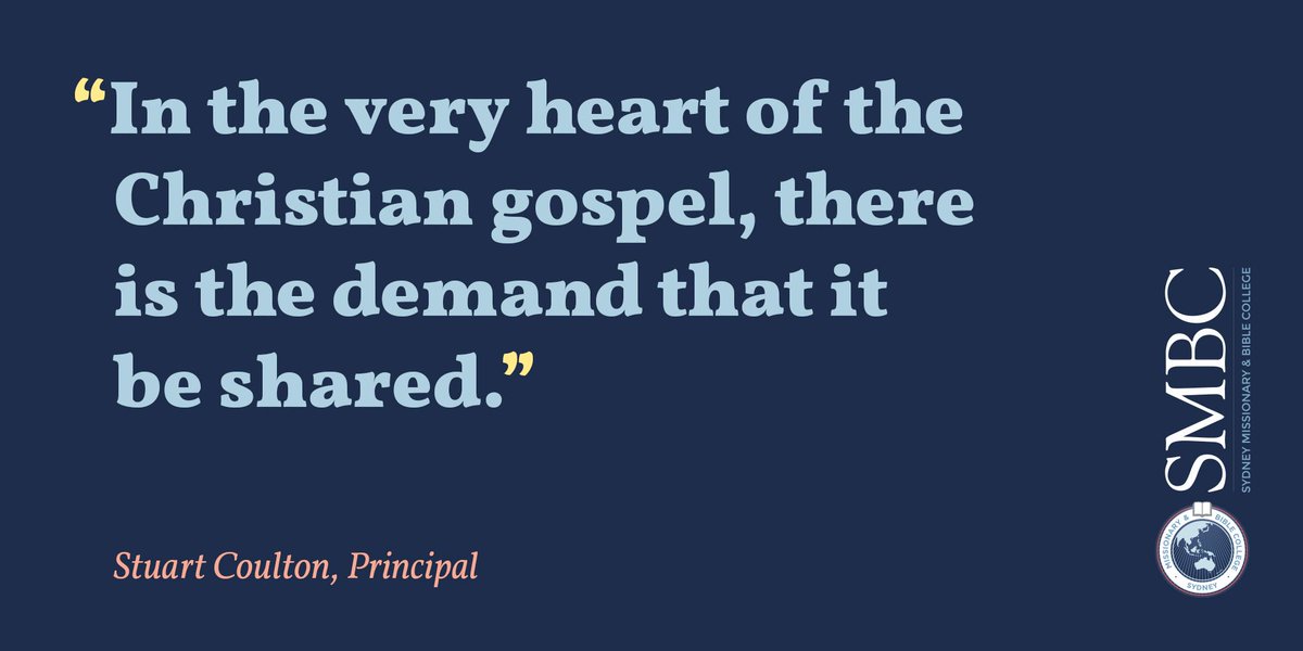 SMBCollege's tweet photo. “The purposes of God are never narrowed down to our own backyard, to our own community... because the purposes of God have always been global, and so must ours."
Listen to this Principal's Hour #BibleTalk on #JesusCommandsUsToGo from #Acts 1: https://t.co/N13Xrazdla https://t.co/K2DaIhMhyW