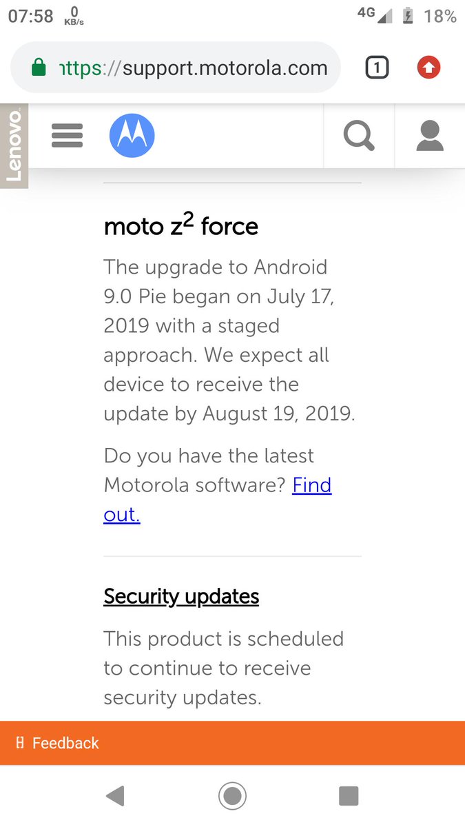#MotoZ2Force #AndroidPie
India is the first country to receive Android 9.0 Pie update for Moto Z2 Force.

#SRA