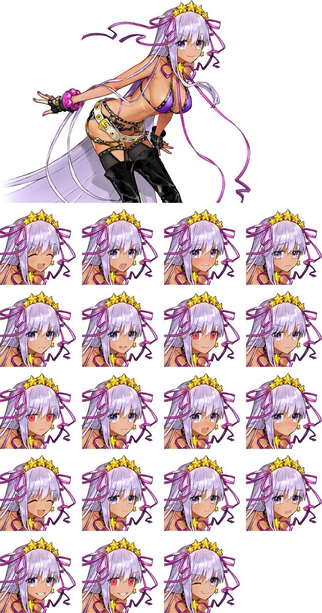 水着BB 表情差分 #FGO