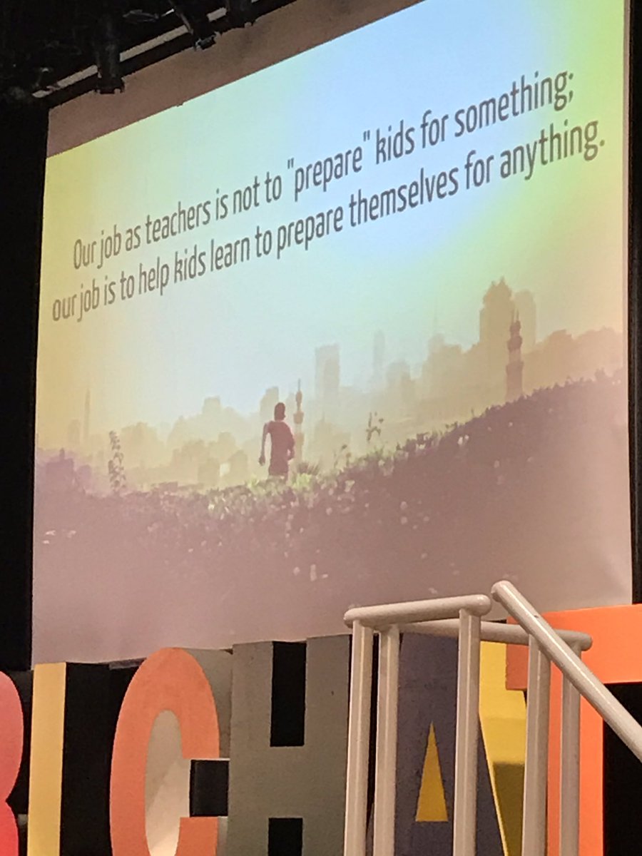 WTravisclass's tweet photo. Learned a great deal about social emotional learning tools and tips-self awareness of their emotions and self regulation, being learner LEADers, positive collaboration, and as the quote says... ‘to help kids learn to prepare themselves for anything.’ #RLChat @SHS_Sentinel https://t.co/mNmrkaGpL4
