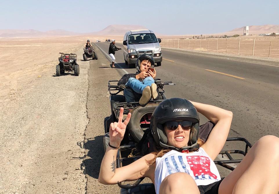 ATV tours. Relentless Sunshine. Perfect office?
◌
During a guided ATV tour to Paracas, Diego takes #remoteworking to a whole new level. We said we wanted to be able to work anywhere, right? 

#perfectoffice #coworking #freedom #adventure #remotework
