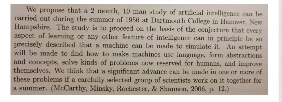 SamDaley_'s tweet image. What can’t be solved with a bit of good ol’ Design Thinking and a few sprints? A cautionary tale of scope and scale from 1956. 

(c/o @_AndrewDuval) #designthinking #sprints #innovation #ArtificialIntelligence