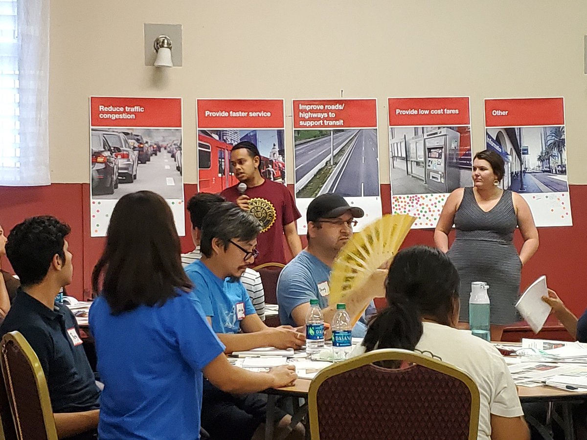 cityheightscdc's tweet photo. City Heights broke #ElevateSD forum turnout record w/90+ community members! We're serious about transit & #transportationjustice. And we're organized for action. Top priorities included Youth Opportunty Passes, Prioritzng Communities Already Riding Transit, More Transit Frequency https://t.co/klHz4jkdMA