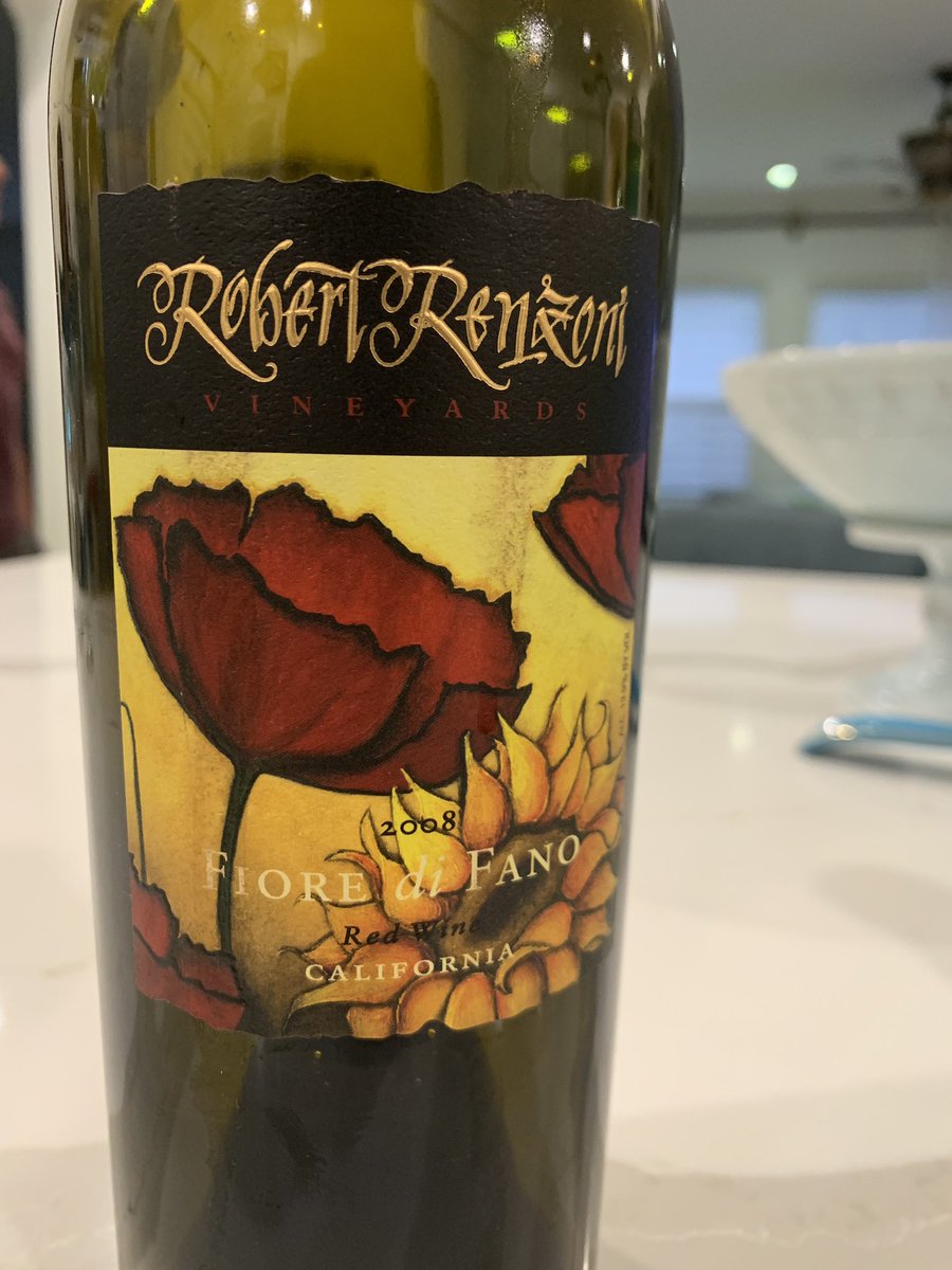 Melody2020's tweet photo. @RobertRenzoni I probably pushed the limits of my wine hoarding tendencies, but this ‘08 drank beautifully tonight! 😬👍🏼🍷 #Cheers #FioreDiFano https://t.co/Q03HVVNF2e