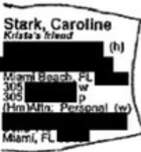 *Caroline Stark (Couldn't verify)Warren SpectorJes StaleyAnn Stock
