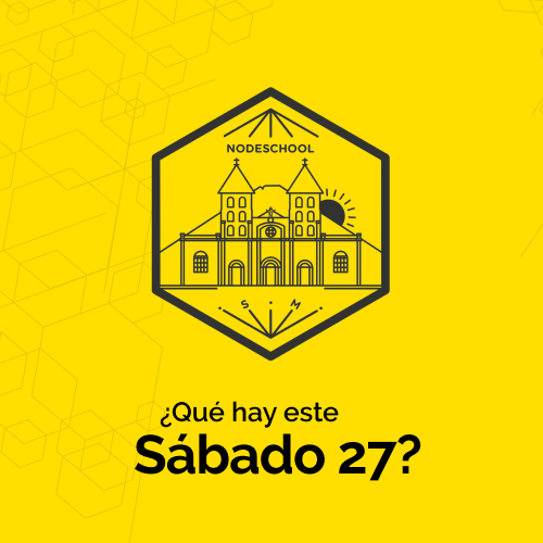 NodeSchoolSM's tweet photo. En NodeSchool San Miguel se imparten charlas y talleres por los miembros de la comunidad al final de cada mes, para este tipo de eventos no necesitas registrarte, puedes llegar, hacer retos entre la comunidad y aprender más de los temas que se impartan.

Te esperamos! https://t.co/1nFqSIAIFX
