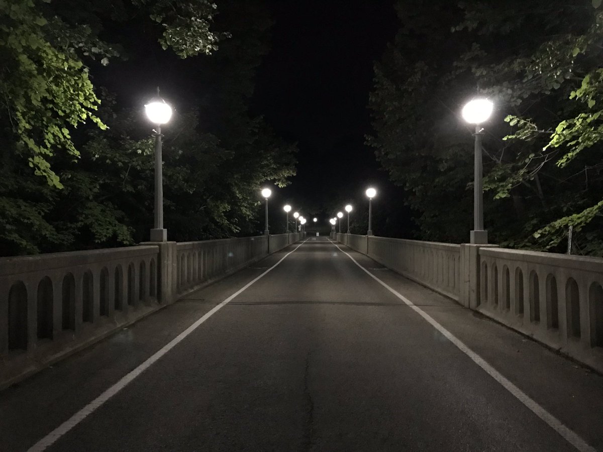 morgankathrynn's tweet photo. Day 3: Glow Run

1. I felt like a highlighter
2. this was VERY sketchy and I will probably never do it again 😂 
3. Never thought I would be so happy to see this bridge after a mile of pitch black woods back to campus 
#lorasxcchallenge @LorasDuhawksXC https://t.co/ymtOK18MKo