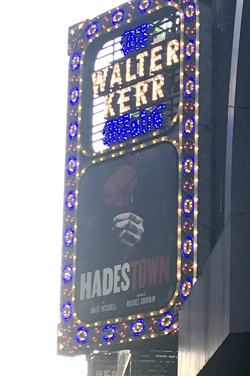 In NYC to see Hadestown! What an amazing show!