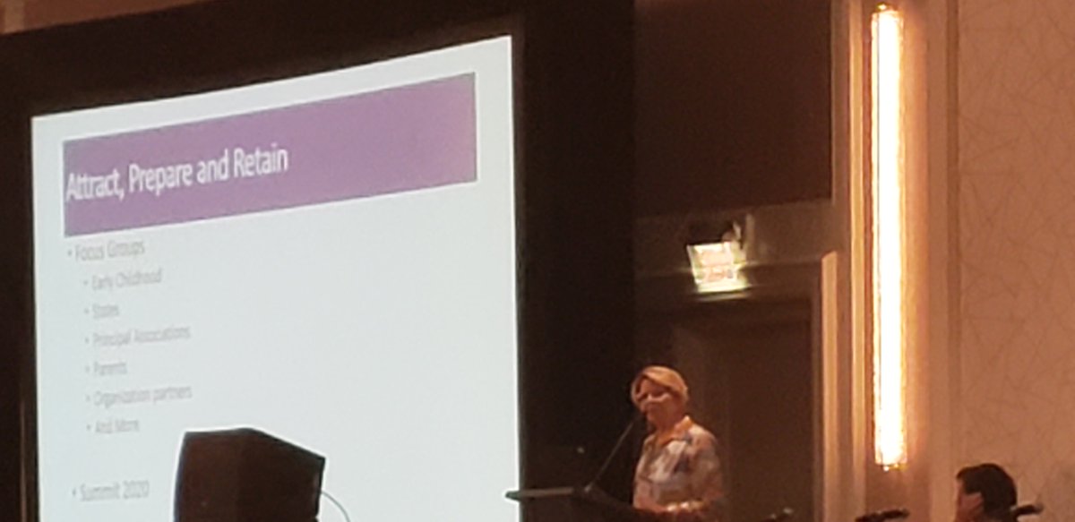 CECMembership's tweet image. Laurie VanderPloeg, OSEP Director, giving a shout out
to the #HighLeveragePractices during her keynote at the 2019 OSEP Leadership Conference. Way to go @ED_Sped_Rehab, @CeedarCenter and CEC!
 #OSEPLC19