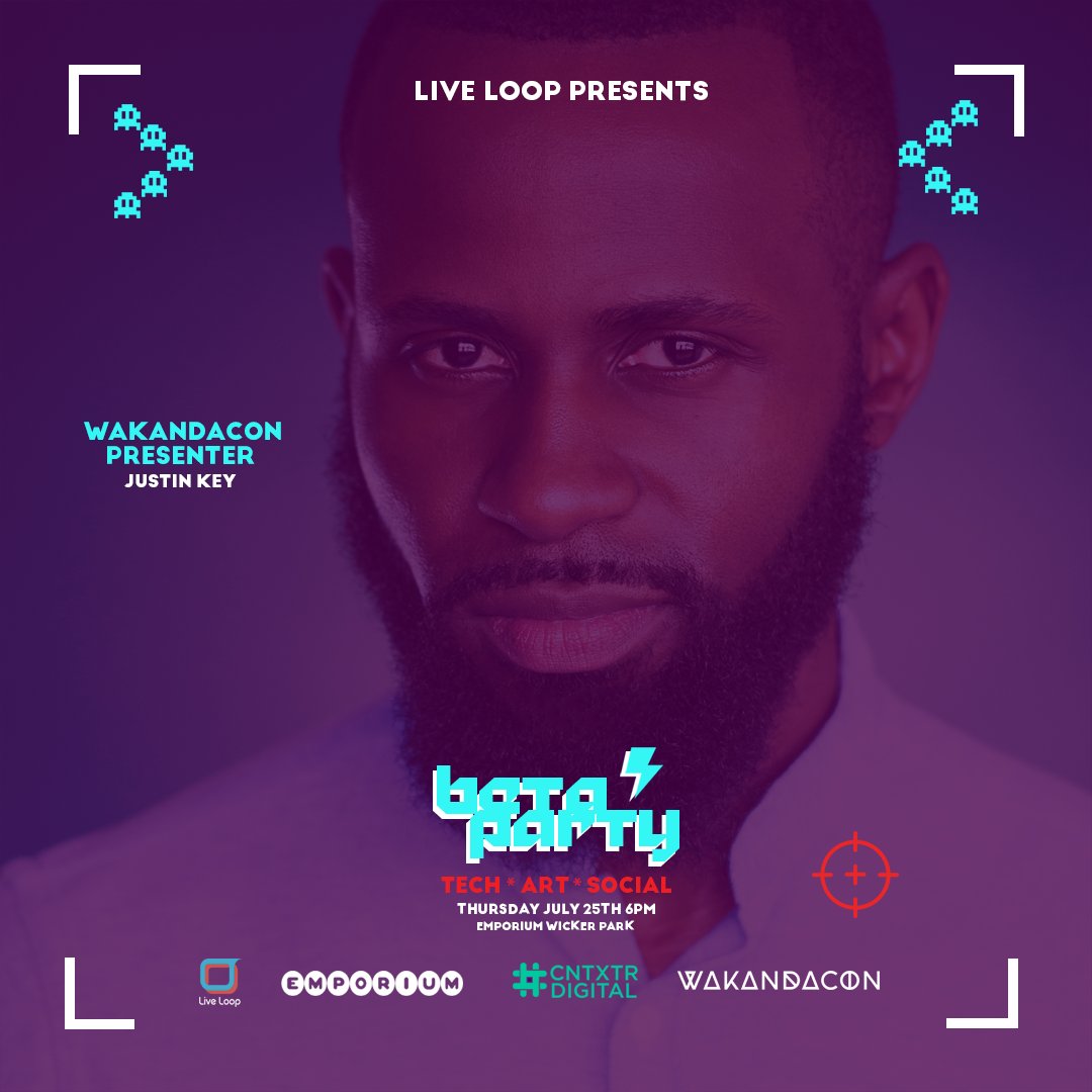 #wakandacon guest @justinkey101 will be on stage tomorrow talking a bit about his audio/comic book Mama Knows Best. #BetaParty is tomorrow!
betaparty.co