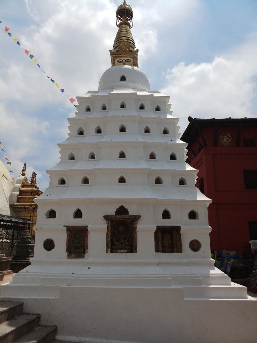 UNESCOKathmandu's tweet photo. #Restoration of the #MangalBahudwarChaitya (Tashi Gomang Stupa) at #Swayambhu which was collapsed completely during the 2015 earthquakes - the completion ceremony, the 'Jeevnyas puja' was organized on 23 August 2018.

Watch the video: https://t.co/ZhLYDO6Bdz https://t.co/DeFuj71vBM