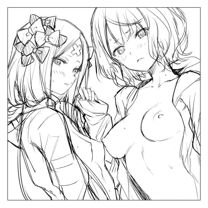 北斎とアビゲイルのおっぱいメガネ拭き途中までは作ってたんだけどなぁ 