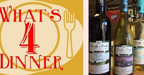 Item #24 in the CCCA Auction: Home Cooked Meal w/ Bottle of Local Wine!
$25 Gift Card for What’s 4 Dinner with a Wine Basket from Early Acres Winery!
chathamcca.ca/item-24 #chathamcca #bidoften #biddaily #ARTcrawl #ckont