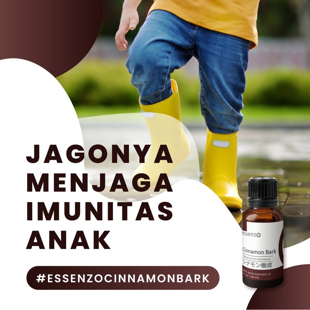 Info lengkap tentang kekebalan tubuh & Essenzo Cinamon Bark Essential Oil, silakan cek link bit.ly/Cinamon-LP1

#kekebalantubuh #essenzo #essenzoessentialoil #essentialoil #aromaterapi #essentialoildiffuser #kesehatan #kecantikan #alami #organik #herbal