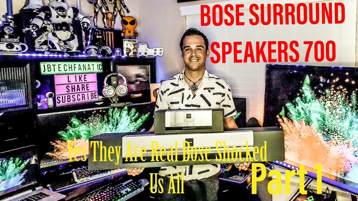 JBTechfanatic's tweet photo. The All new #Bose700 Surround Speakers Are Officially Available Check Out My Just uploaded #YouTube #video #JBTechfanatic Is #Happy To Bring You Part 1 #fun #bose500 #SOUNDTOUCH300 #virtuallyinvisible speakers 700 surround #Speakers #comparison https://t.co/aJx0KI1bPg https://t.co/I9MCEyJH1B
