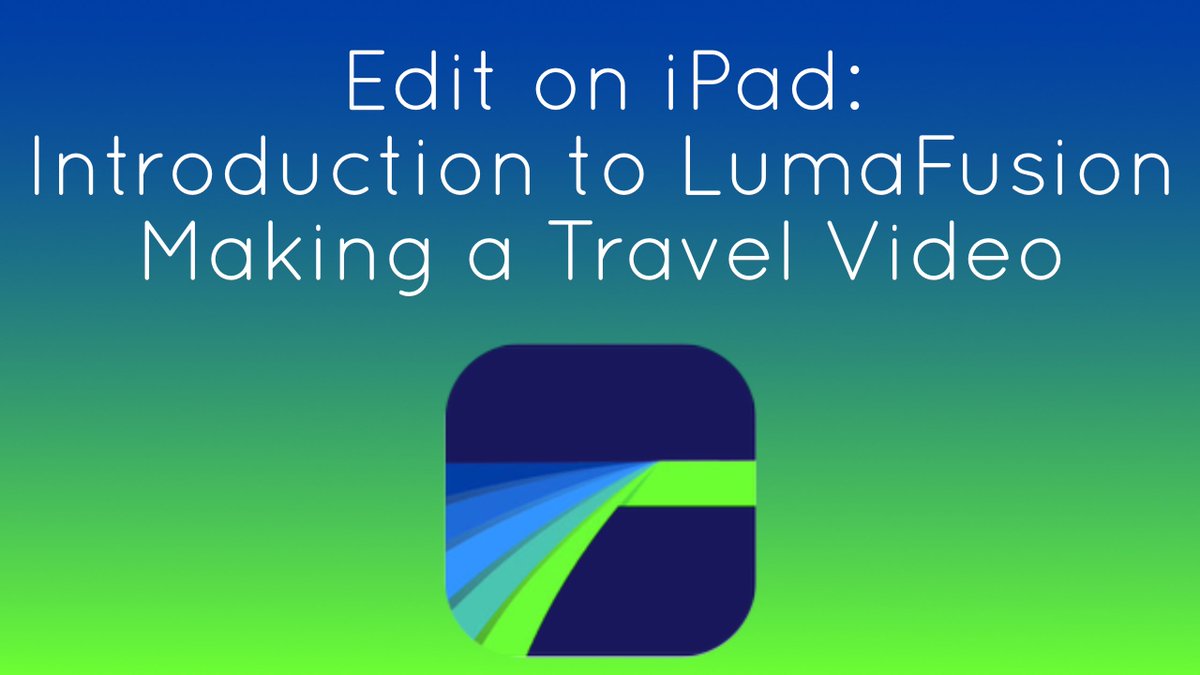 halduauthor's tweet photo. Finally got up a course on editing video on #iPad with #Lumafusion 2.0 from @LumaTouch. Check it out on @skillshare: https://t.co/vgYX3kzikF #videoediting #createonipad #ipadcreative #skillshare #learn https://t.co/1a5CSqgF0p