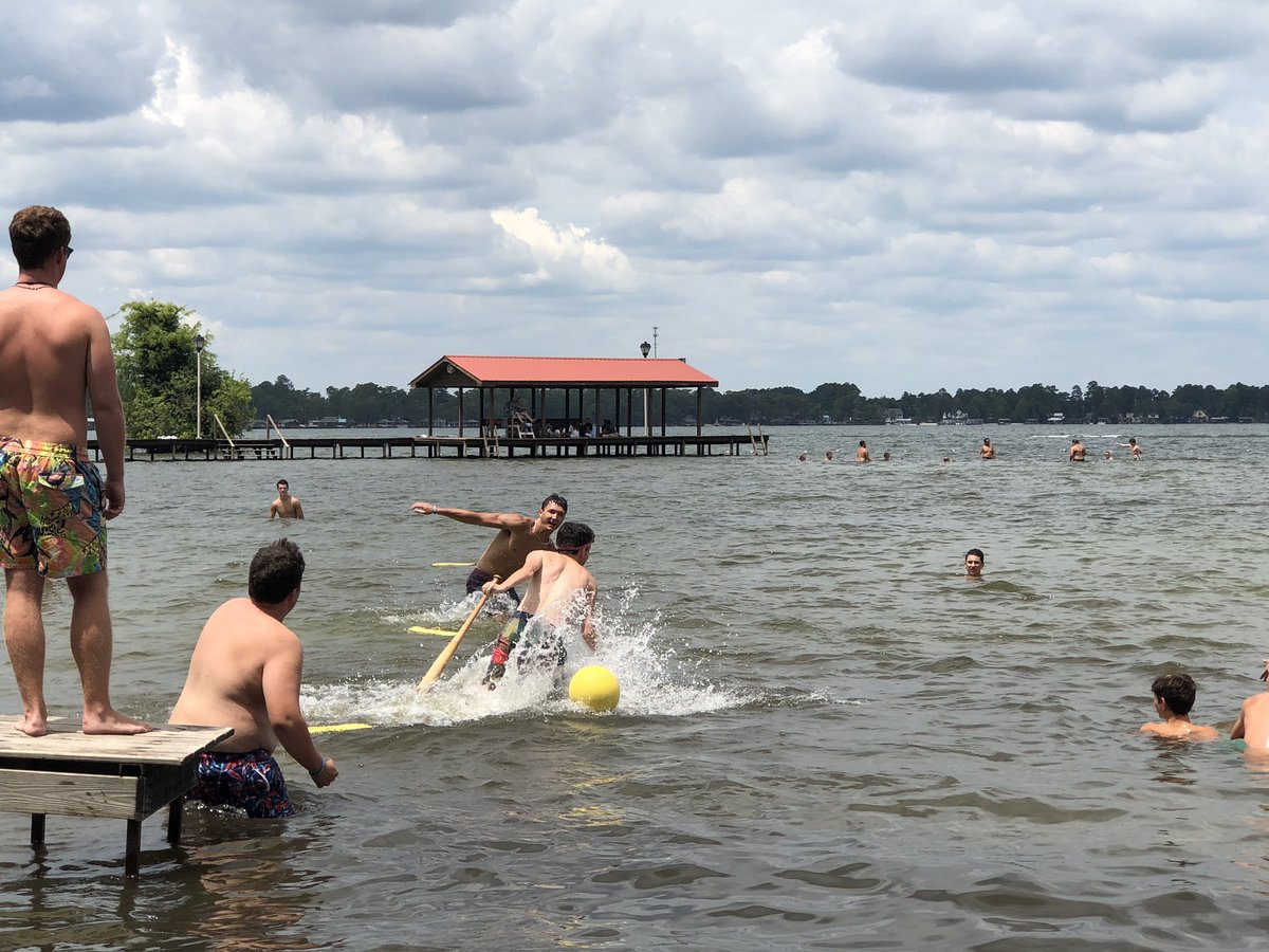 HobbtonFFA's tweet photo. Day 3 is in the books - we got eliminated in waterball and softball, but finished 3rd in volleyball. We have advanced to the Final 4 in basketball tomorrow night. #FFACamp #WeAreHobbton 💙🏀💛 https://t.co/mGVsK3830D