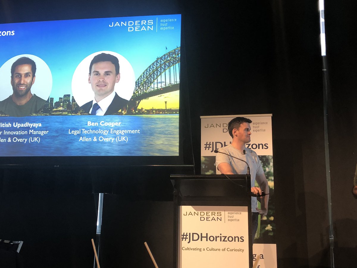Ben Cooper and Nitish Upadhyaya on the importance of empathy to build relationships and giving permission to suspend disbelief that law can be fun and #innovative.  #JDHorizons
