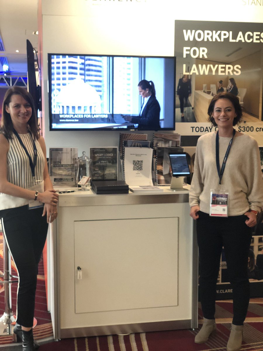MelatideHaas's tweet photo. At #FLIPConf Sydney to chat about the future of law, swing by and say Hi  #FLIPLaw #InnovateLaw2019 #clarenceforyou https://t.co/wVmGN4ABX8