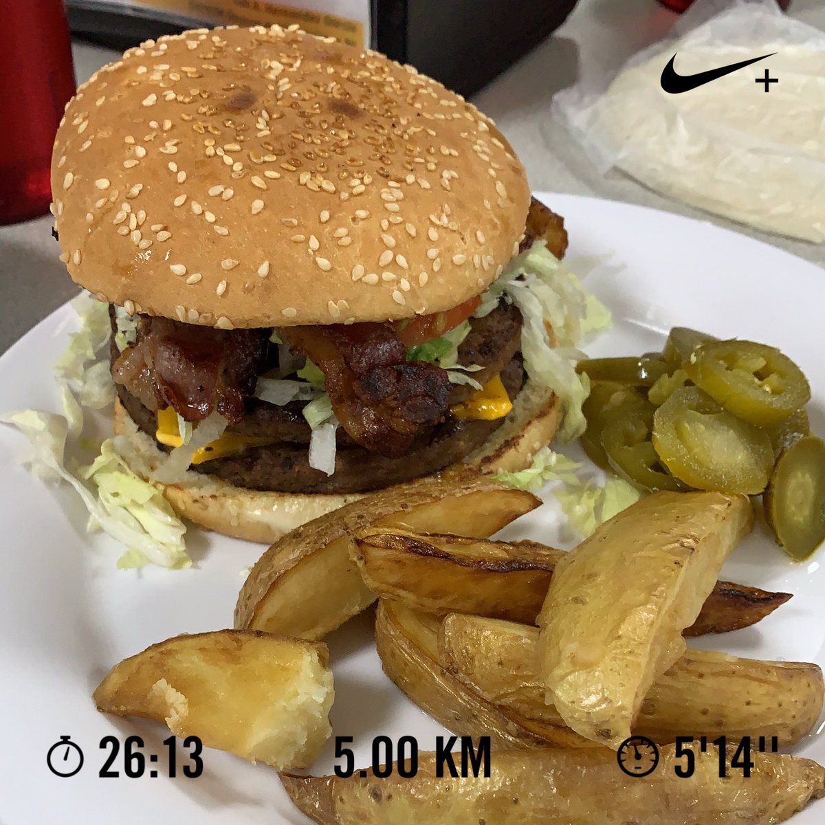 Lo que entró y lo que salió!
#RunningTherapy
#AquiYaSeCorrio
#CorrerEsMiPasion
#CorrerMeHaEnseñado
#YoElegiCorrer
#MiVicioEsCorrer 
#CorrerEsIncreíble
#HermanOSOs
#EntreRunners
#SumandoKilometros
#TeInvitoACorrer
