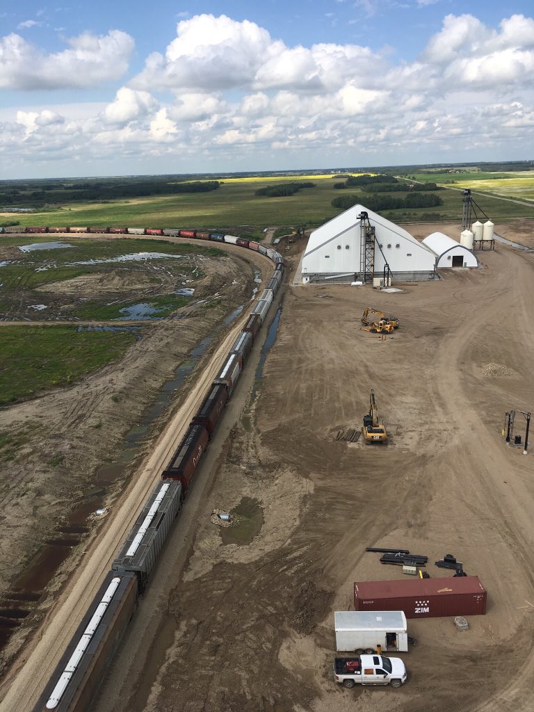 Finally made it for a tour of <a href="/ParrishHeimbeck/">Parrish & Heimbecker, Ltd</a> Viking today! Life looks pretty cool from the top of an elevator!