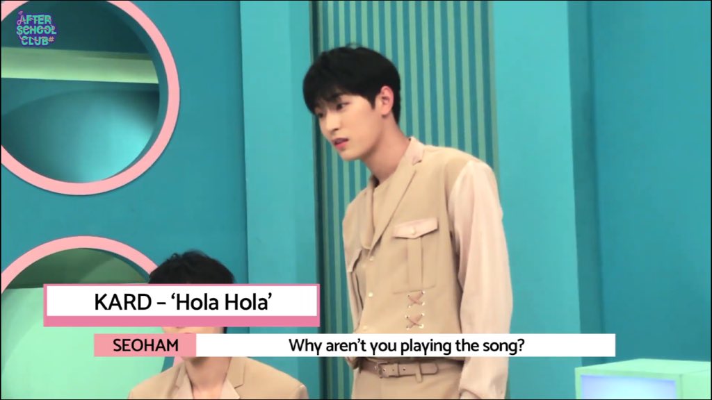 heejuntwt's tweet photo. @arirang_ASC seeing the boys dance to knock made me really nostalgic for some reason 🥺

but i could not stop laughing over seoham being so upset about the song not playing 💞

#BehindASC #KNK_ASC https://t.co/laCEZDlcos