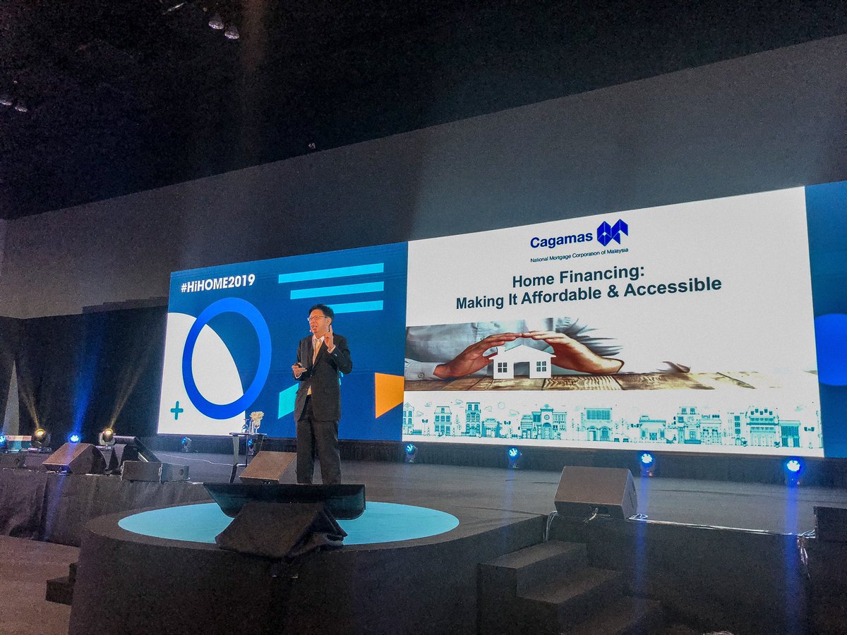 SeeMengLeong's tweet photo. Datuk Chung’s TedTalk at #HiHOME2019 melds various innovations @CagamasOfficial that will promote homeownership amongst youths.  Stay tuned for our forthcoming announcements #affordablehousing @kpkt_gov @KBSMalaysia https://t.co/zpoynN67f5